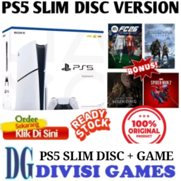 PS5 Slim Disc Version PS5 Slim Digital Version PS5 Slim Console PS5 Slim