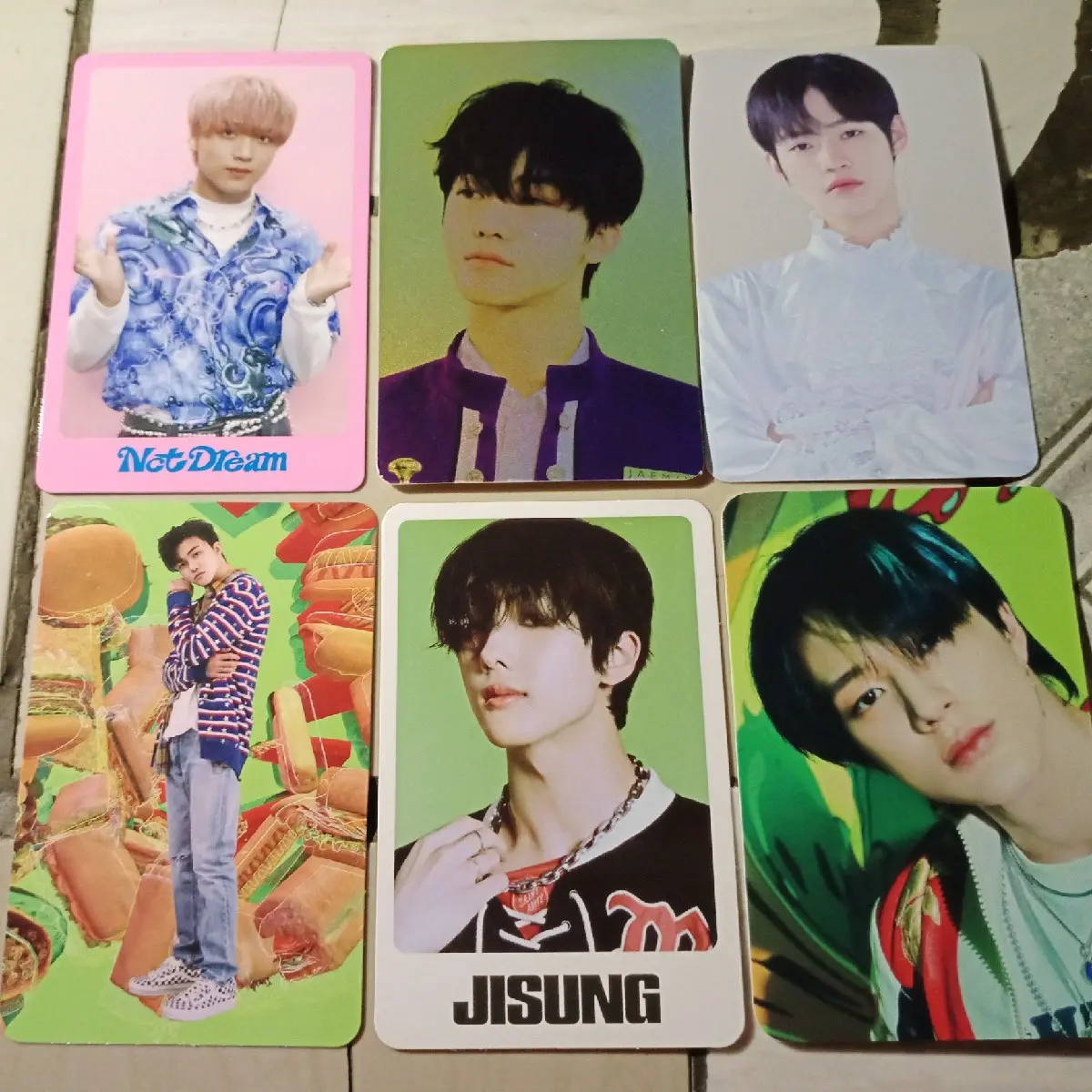 Photocard official NCT Haechan, Chenle, jaemin, jaehyun