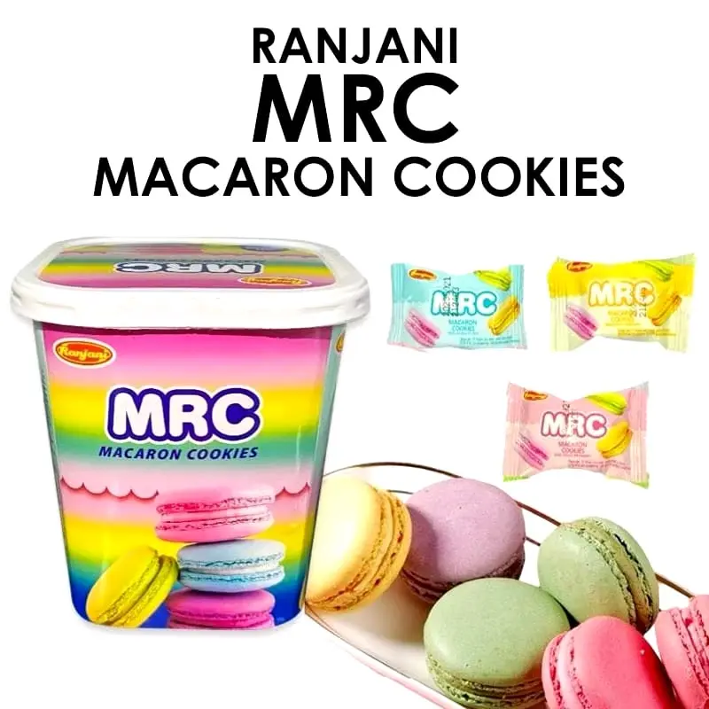 Ranjani Macaron Cookies 92 Gram Isi 20 PCS Snacks - Makanan Ringan - Food Toples Choco Kering