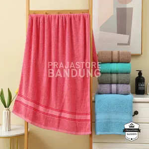 Handuk Mandi Katun 70x140 Handuk Dewasa Motif Jara Daya Serap Tinggi dan Lembut