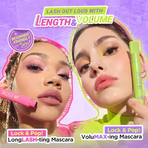 DAZZLE ME Lock & Pop! Duo Mascara Series VoluMAX-ing & LongLASH-ting