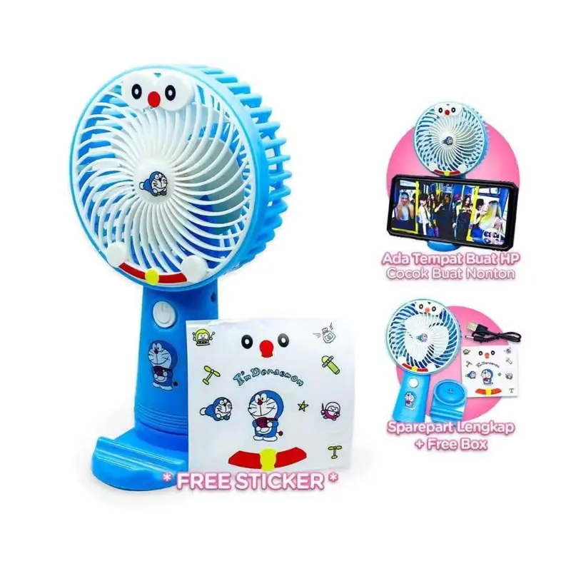 Kipas Angin portable SX107 Kipas mini genggam tangan karakter 2