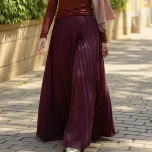 Rok plisket harmony pleated skirt panjang maxi bawahan matt snow tib knited premium tebal