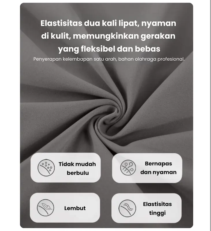 Celana Olahraga Wanita 2 In 1 High Waist Polos, Legging + Inner Celana untuk Gym, Bersepeda, dan Yoga. Bahan Cepat Kering, Nyaman dan Stylish untuk Aktivitas Olahraga Anda! Outdoor Pakaian Sport 7