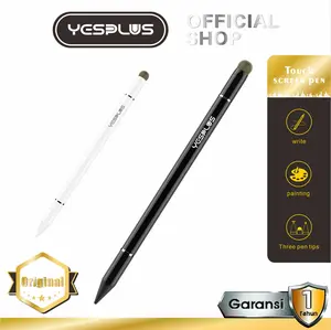 YESPLUS Stylus Pen YS-1311 Multifungsi 4in1 Pensil Layar Sentuh Stylus Untuk Semua Handphone & Tablet