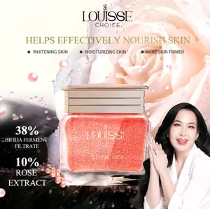 Sleeping Mask Louisse Choice Rose Caviar Micro Sleeping Mask 100gr Bifida Ferment Fitrate