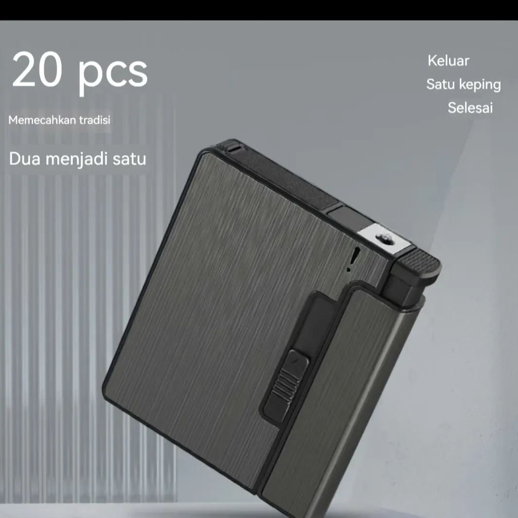Portable Automatic  Boxes 20PCS  Holder Case Not  Gadget For Men Christmas Gifts