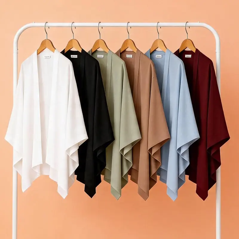 Real Pick Outer Scarf Kardigan Cey Crinkle Polosan Cocok Buat Ootdan Atasan Wanita Oversize Cardigan