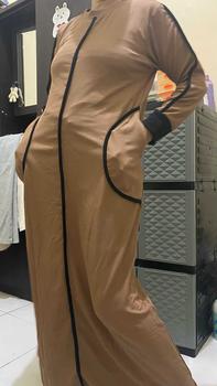 Product Review of MT - Tania Gamis Strip Kombinasi Elegant Bahan Knit Osaka [READY SIAP KIRIM] from d**i 1
