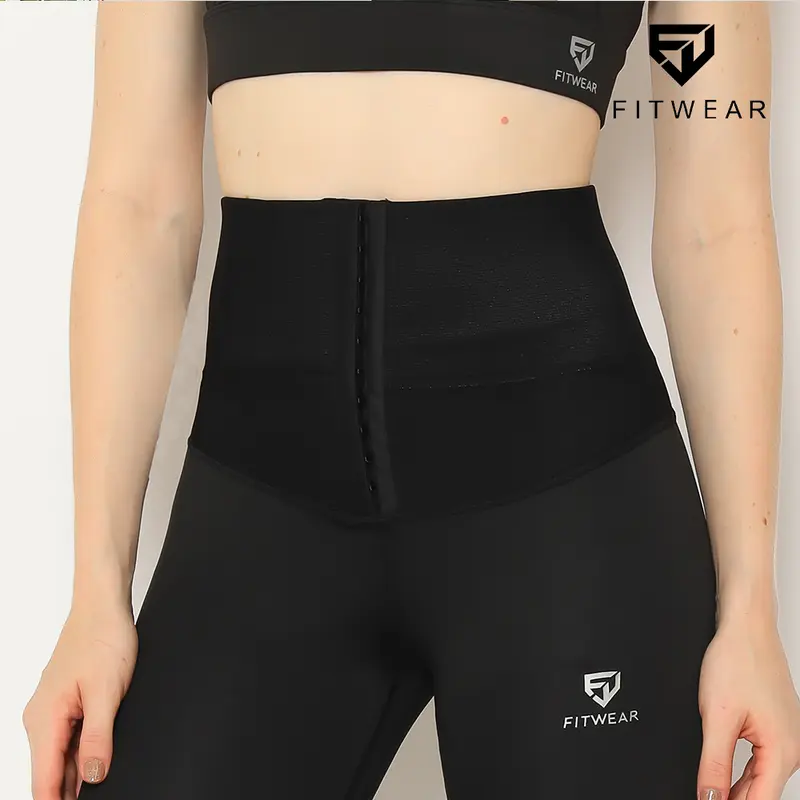 Fitwear - Legging Plus Corset Olahraga Wanita FELICITY SLIM CONTROL - BLACK - M - 2XL 4