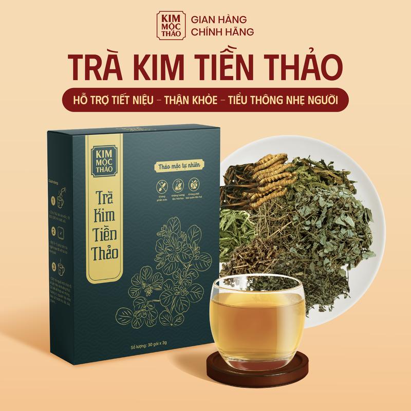 Trà Kim Tiền Thảo Túi Lọc Kim Mộc Thảo Hỗ Trợ Lợi Tiểu Mát Gan Thảo Mộc Tự Nhiên 30 Gói Dễ Uống Hằng Ngày