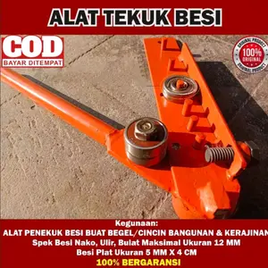 ALAT PENEKUK BESI BETON BEGEL UKURAN 4,5,6,8,10,12 BAHAN DARI BAJA ASLI