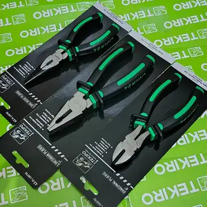 Tekiro Set Tang 3 pc / Tang Kombinasi 7 Inch Tang Diagonal 6 Inch Tang Lancip 6 Inch