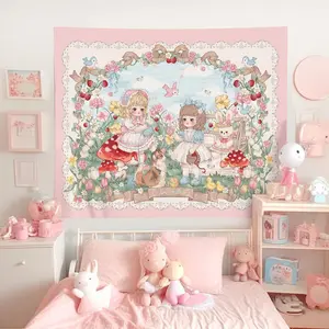 kain latar dinding dekorasi Lolita yang menggemaskan dan imut kualitas Premium HD (VOL.1)