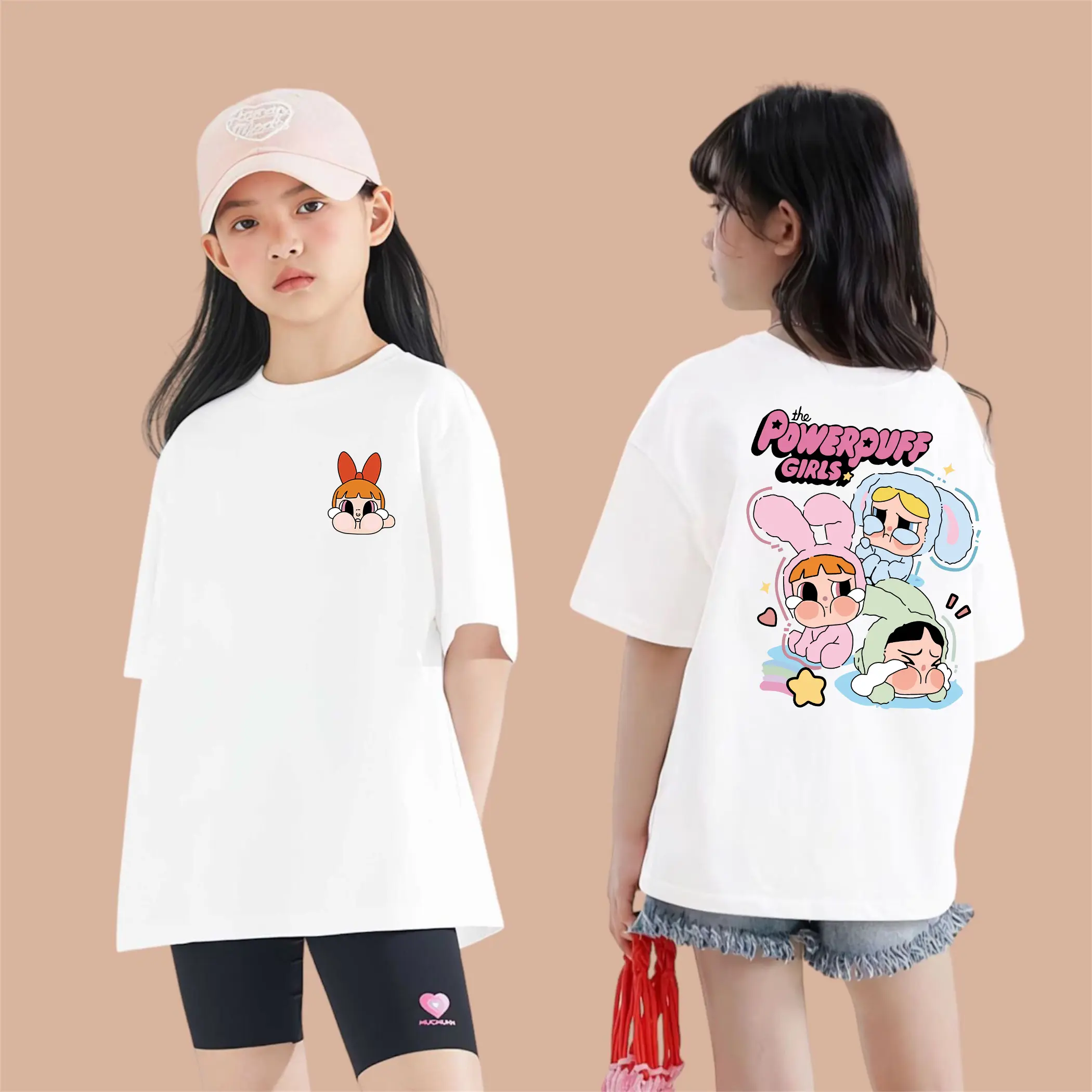 Kaos Distro Anak-anak Cewe Umur 1-12 Tahun Motif Gambar Digital Printing Bahan Cotton Combed Premium R23