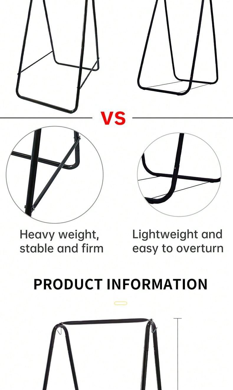 Product Introduction of A multi-functional courtyard outdoor indoor family lifting chair bracket iron material suitable for swing chair and lifting chair use removable, small volume convenient storage 4