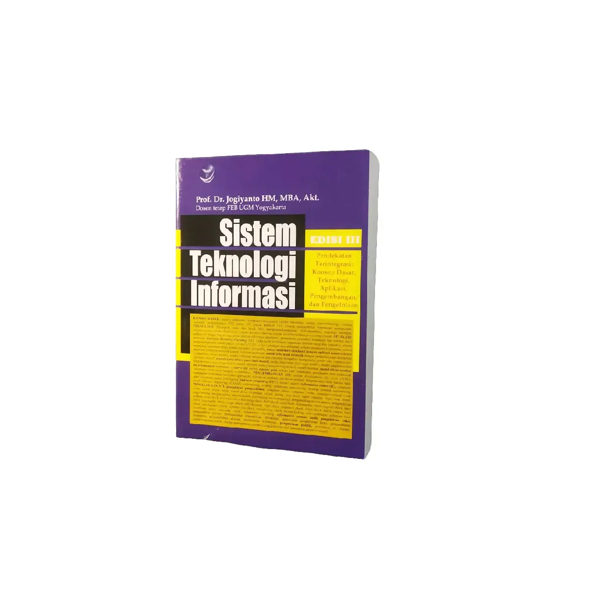 Sistem Teknologi Informasi ed 3 - Jogiyanto