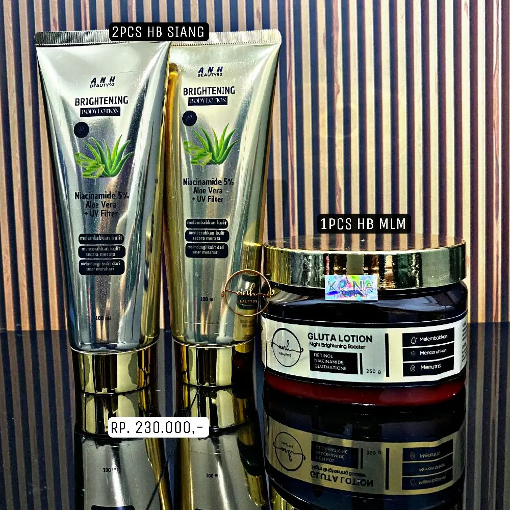 PAKET EXTRA WHITENING SIANG DAN MALAM BY ANH