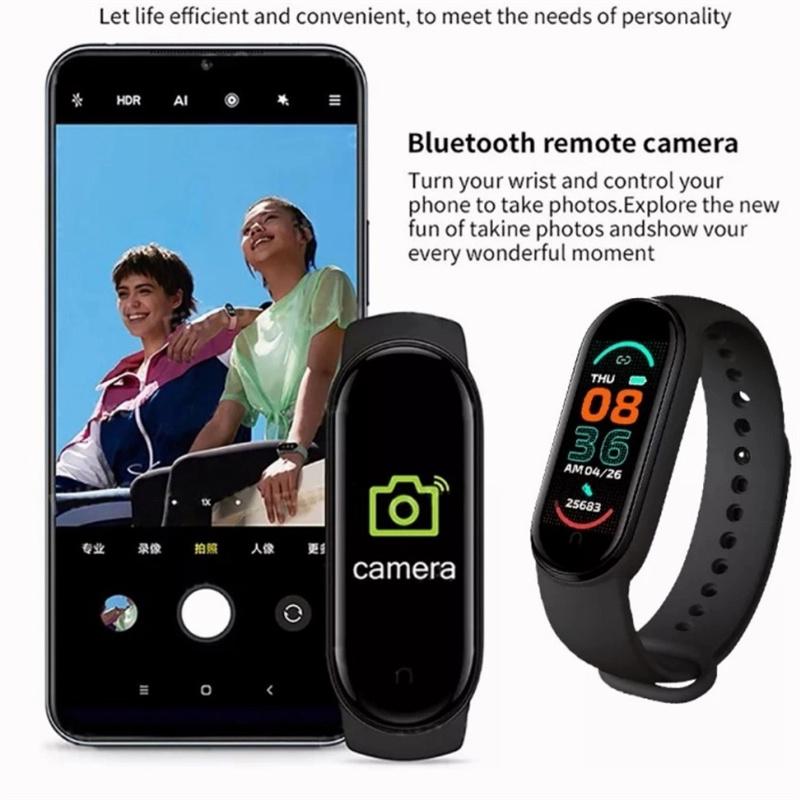 Product Introduction of Aokeyo M6 Smart Watch Pelacak Kebugaran Bluetooth Smart Band Smart Display Detak Jantung Jam Tangan Digital Tahan Air Jam Tangan Olahraga Wanita Pria 35