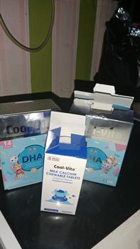 Product Review of [EXCLUSIVE YUXI] 2 Box Coolvita DHA Gummy Buah Mix Apel, Mangga, dan Jeruk (Total 28 Gummy) + 1 Botol Calcium Chewable (Total 30 Tablet) | Suplemen Anak (Mulai 3 Tahun) dan Dewasa | Dukung Tumbuh Kembang Otak, Tulang & Gigi Secara Optimal from s**a 0
