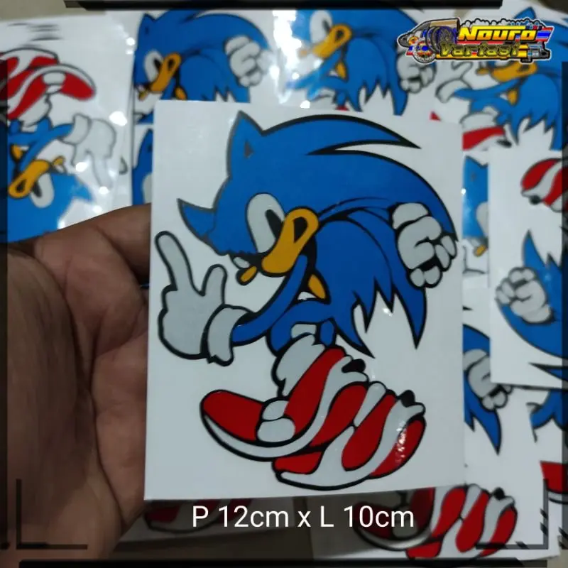COD stiker cutting SONIC BESAR KUALITAS TERBAIK TERMURAH mantap Lightstore8