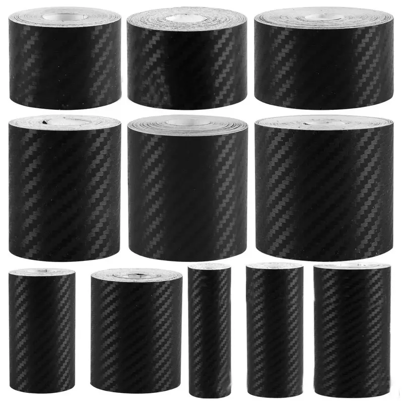 Miếng Dán Họa Tiết Sợi Carbon, Dải Bảo Vệ Cốp Xe Ngưỡng Cửa Ô Tô, Băng Dính Dán Chống Trầy Xước, Đề Can Chống Thấm Nước, Có Chiều Dài 1 / 3 / 5 / 10M 1