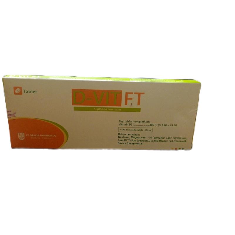 D - VIT FLASH TAB VITAMIN D3 400 IU TAB - Shop | Tokopedia