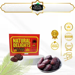Kurma Medjool Natural Delights Fresh Dates 1kg LARGE / Medjol Dates / medium - Kurma Indonesia