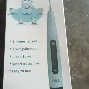 Alat Pembersih Gigi Ultrasonik Karang Gigi Noda Kuning 5 Mode Mudah Tanpa Rasa Sakit Type C Pembersih Mulut