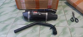 Product Review of KNALPOT RACING YOSHIMURA R11 SUARA BASS VIXION R15 FU MX CBR GSX TIGER MEGAPRO SONIC SUPRA GTR SLL from t**o r**5 1