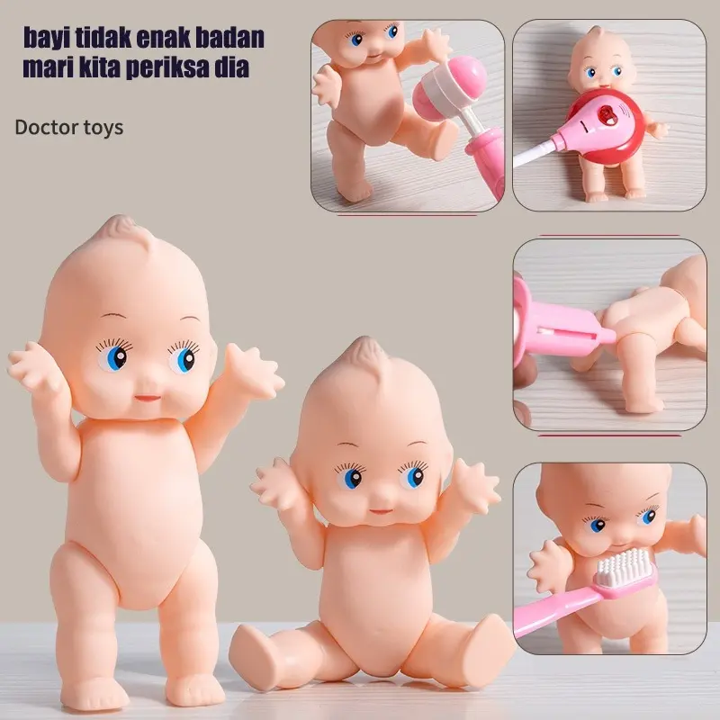 【24H】47/63/73Pcs Mainan Anak Doctor Koper Mainan Anak Anak Perempuan Dokter Dokteran Set Lengkap PlaySet Mainan Edukasi Kids Toy mainana  nakperempuan 3