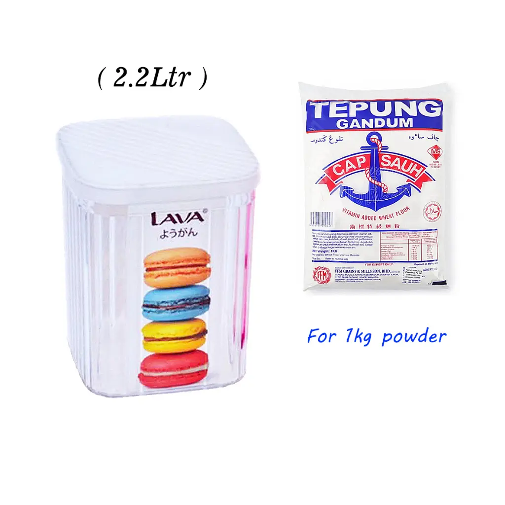 Lava airtight multipurpose container/storage jar/food storage container/biscuit container/dessert container kitchenware sealer Lightweight Utensils