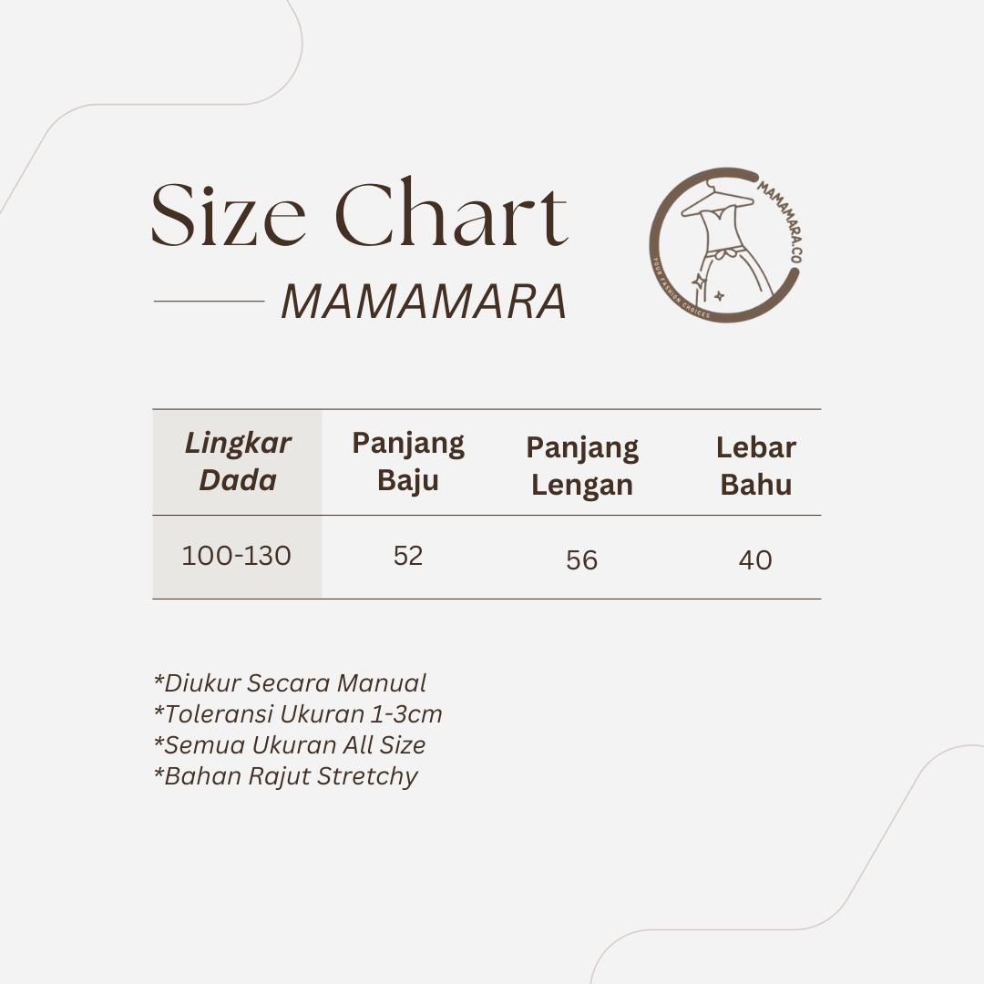 MAMAMARA - Cardigan Simple Classy Elegant Wanita Atasan Knit Outer Panjang Knitwear Lembut Sweater Baju Top