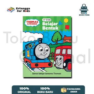 BUKU CERITA THOMAS & FRIENDS: BELAJAR BENTUK ERLANGGA