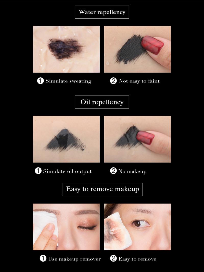Product Introduction of Mini Brush Waterproof Mascara, Volumizing, Extending, Defining, Curling, Doubling, High Definition Mascara, Lengthened and Natural Looking Lashes, Black Brown Berry Blue four colors available 6