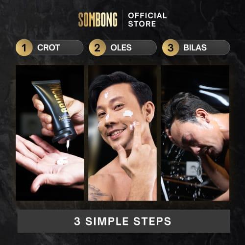 SOMBONG Triple Face Wash 5-in-1 Dengan Coffee & Ginseng 100ml Mencerahkan & Melindungi Wajah Pria BPOM NA18231205436 SOMBONG Triple Face Wash 5-in-1 Dengan Coffee & Ginseng 100ml Mencerahkan & Melindungi Wajah Pria BPOM NA18231205436