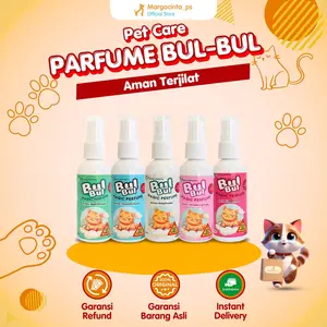 Perlangkapan Untuk Kucing Parfum BUL BUL 60 ML Non Alkohol Aman Terjilat