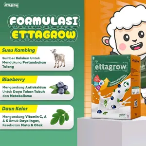 Ready Paket 1 Box - Susu Ettagrow Solusi Bentuk Tinggi Badan Anak Ideal Membantu Secara Optimal