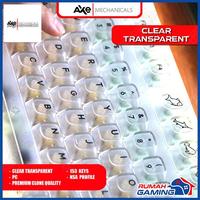 Gambar KEYCAP - KEYCAPS - NSA - TRANSPARAN - PC - RGB - SEE THROUGH - BLACK dari Rumah Gamings Kota Administrasi Jakarta Barat 4 Tokopedia
