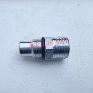 sparepart jet cleaner konektor selang outlet, suku cadang mesin cuci mobil drat almunium sambungan selang output.