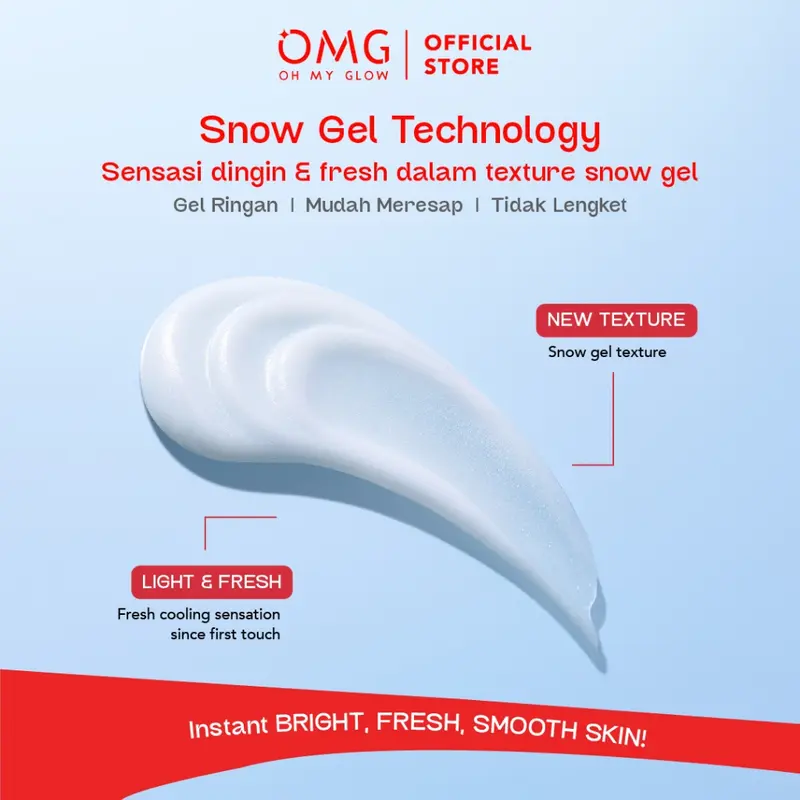 OMG Moisture Gel Panthenol + Ceramide Skin Barrier Repair Oil Control 30g 2