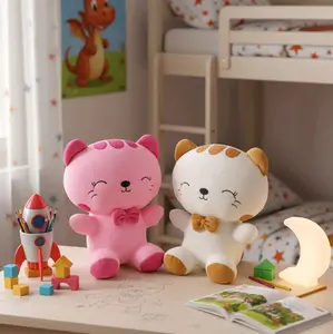 Boneka Kucing Marrycat dari Velboa Halus dengan Busa dan Silicon Empuk dan Ngembang Ukuran 35cm Berat 500 Gram Dolls Anak Lucu