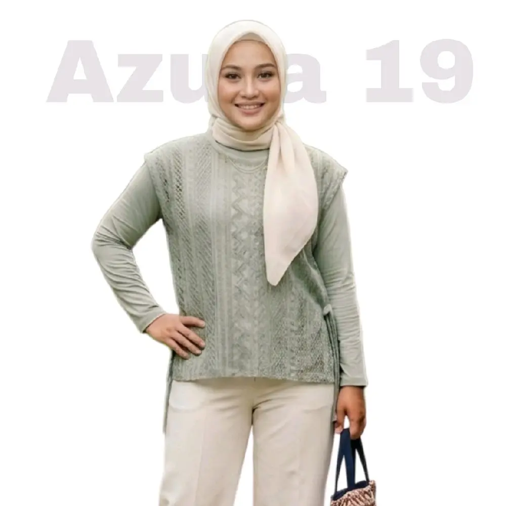 Vest Tali Brokat Jumbo LD 130 Rompi brukat malika premium oversize Wanita Panjang Hitam Outer Belah Samping