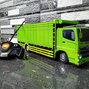Mainan Anak RC miniatur Truk Tronton Remot Control_truk miniatur keren Roda Mesin
