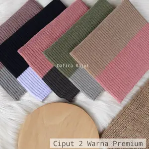 IS CIPUT RAJUT PREMIUM INNER BANDANA 2 WARNA / DALAMAN HIJAB ANTI MELAR
