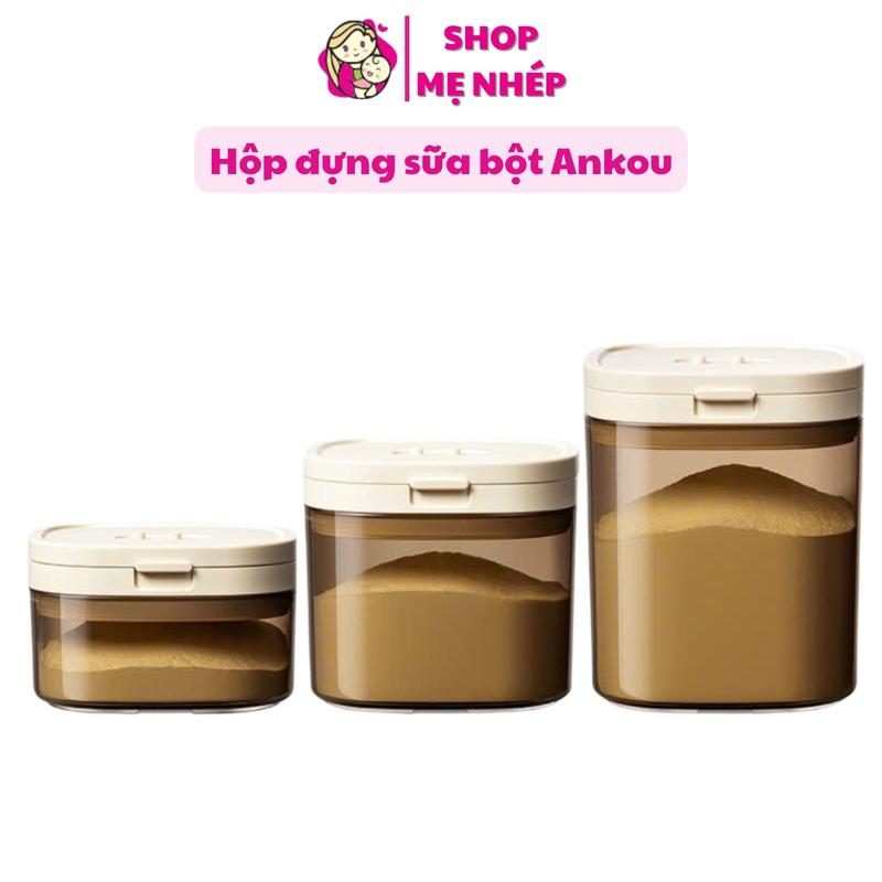 Hộp Đựng Sữa Bột ANKOU Chống Ẩm Hút Chân Không