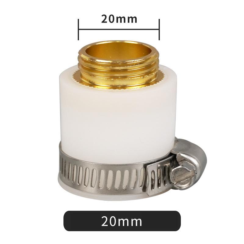 Product Introduction of 20/22mm Universal Joint of Faucet White Silica Gel Tap Water Water Filter Universal Joint Kitchen and Bathroom Faucet Accessories 2
