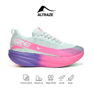 Altraze V-Raze Elite Putih Pink Ungu - Sepatu Lari Pria Wanita Jogging Sneakers Kasual Olahraga Sporty