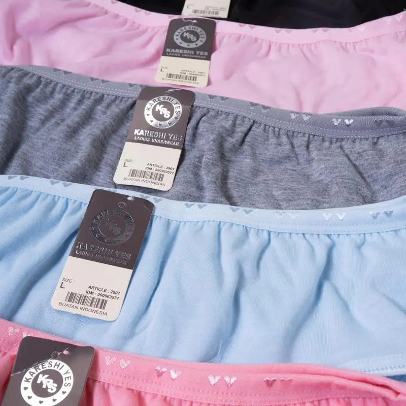 6 Pcs Celana Dalam Wanita Dewasa Mirip Yss 2907 Katun Poliester Polos Lucu Cewek Motif Remaja Cd Murah Dasar Panites celana dalawa cewek 1