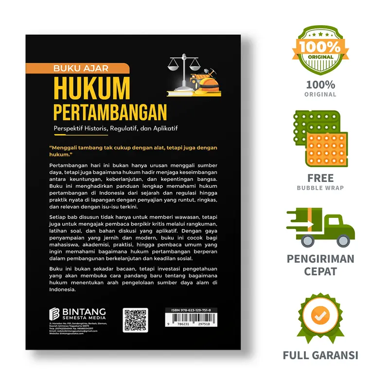 Buku Ajar Hukum Pertambangan: Perspektif Historis, Regulatif, dan Aplikatif